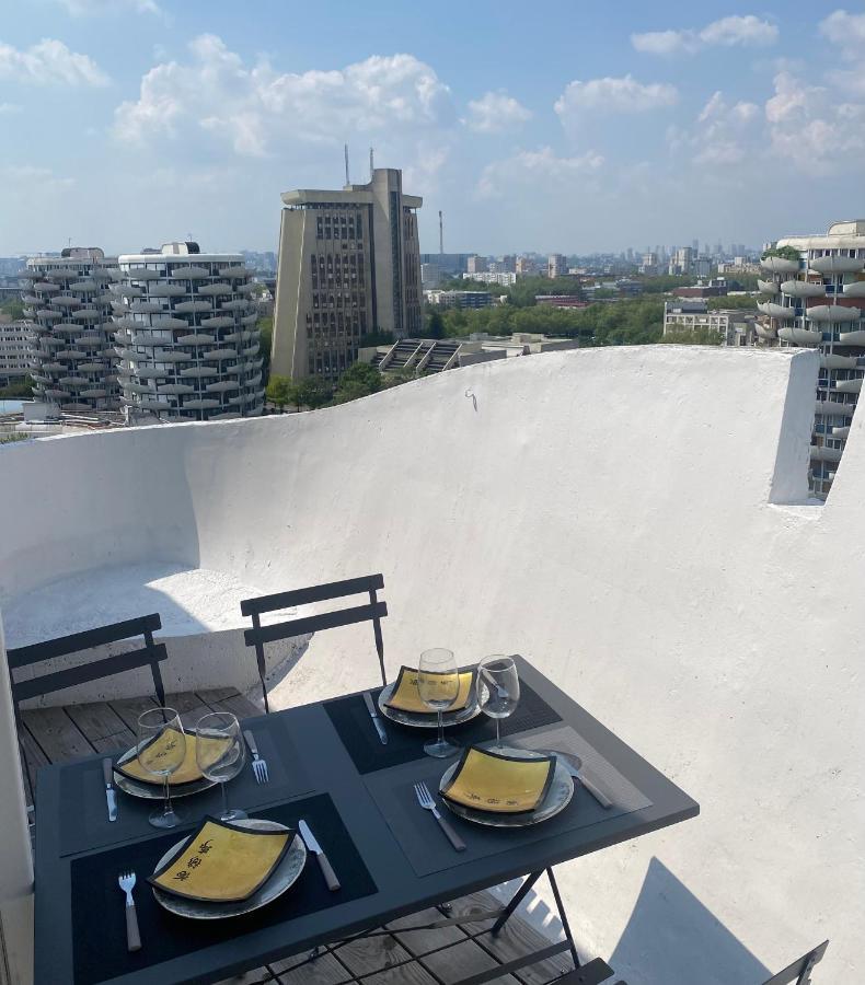 14Eme Et Der Etage "Arty" Avec 2 Chambres Et Vue Panoramique ! Créteil Exteriér fotografie
