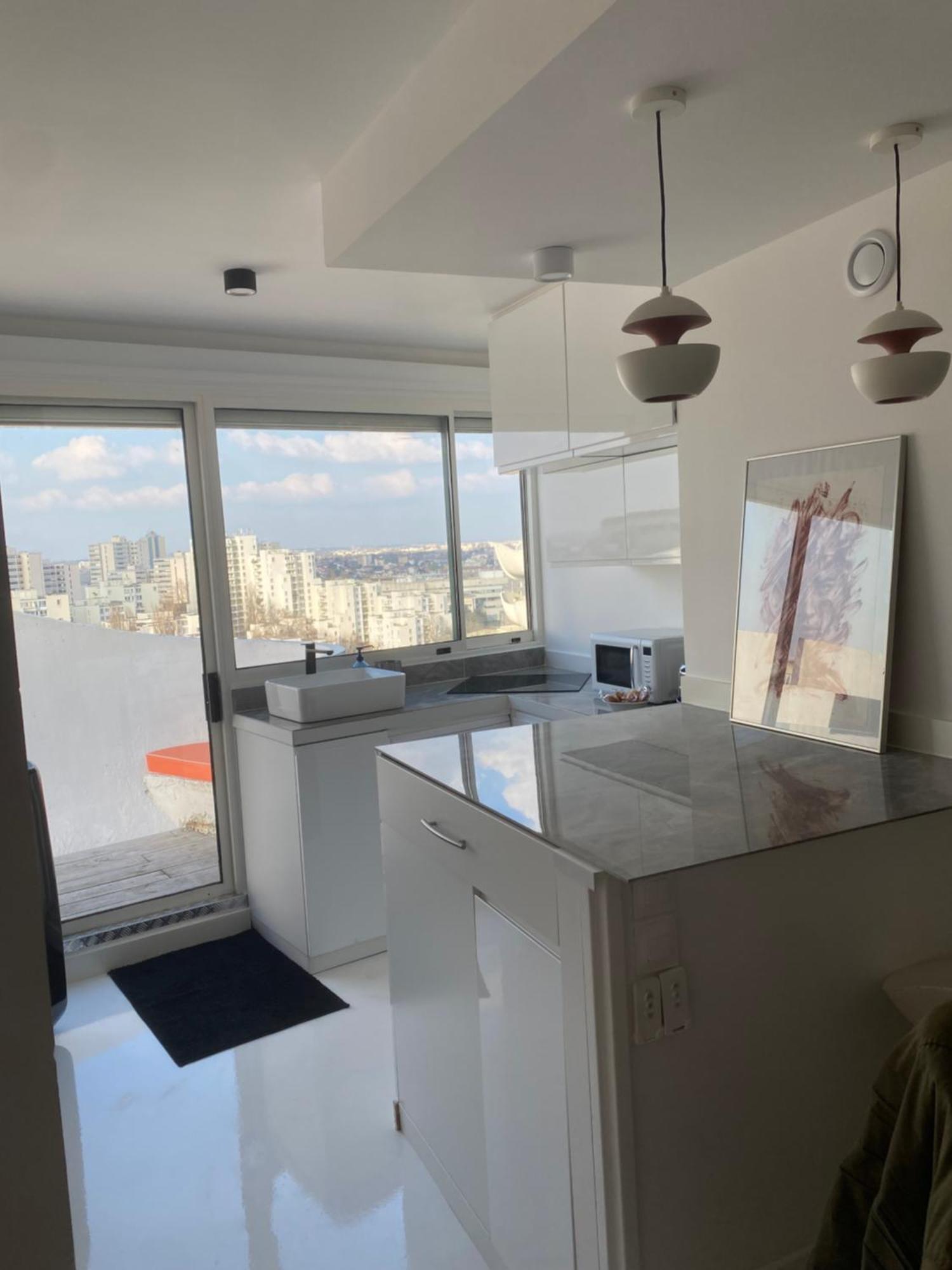 14Eme Et Der Etage "Arty" Avec 2 Chambres Et Vue Panoramique ! Créteil Exteriér fotografie