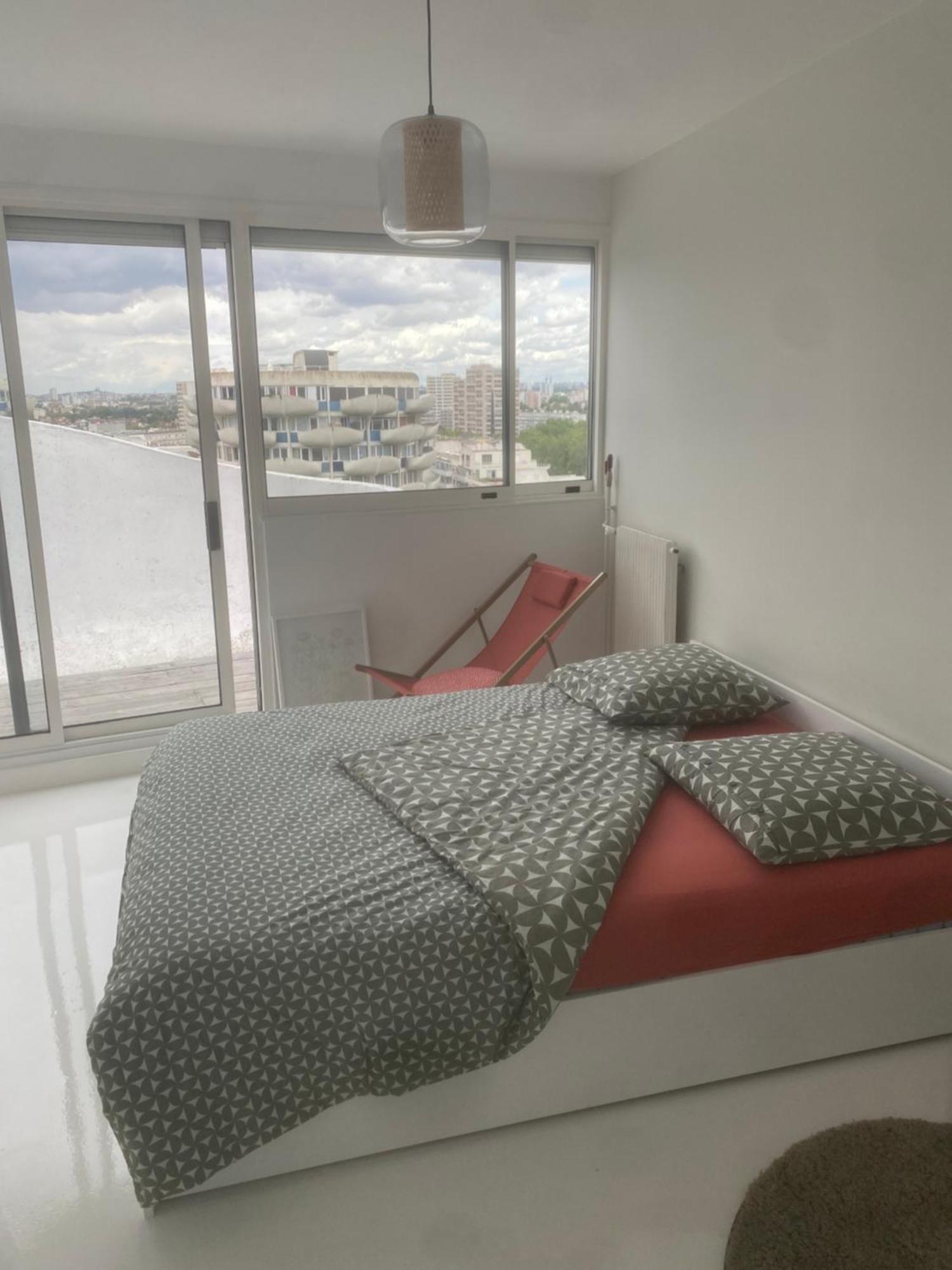 14Eme Et Der Etage "Arty" Avec 2 Chambres Et Vue Panoramique ! Créteil Exteriér fotografie